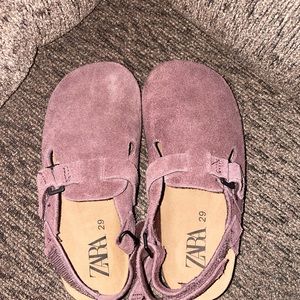 Zara leather clogs size 29 (12) kids